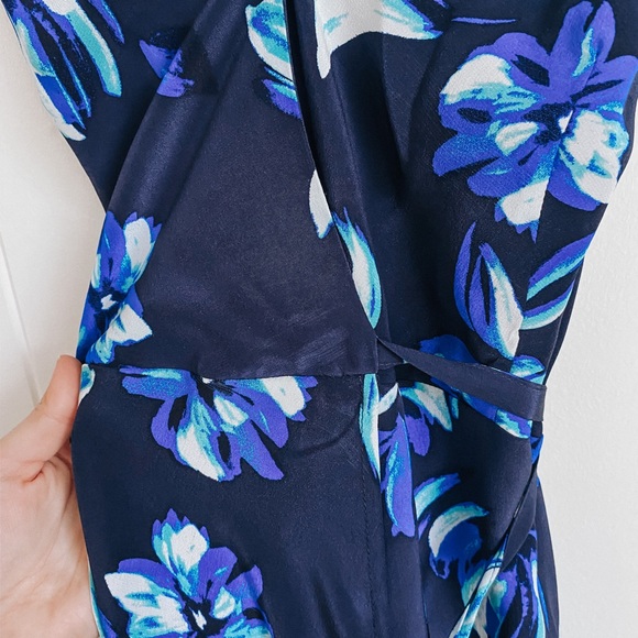 Yumi Kim Rush Hour Silk Maxi Dress Navy Floral - Picture 6 of 8